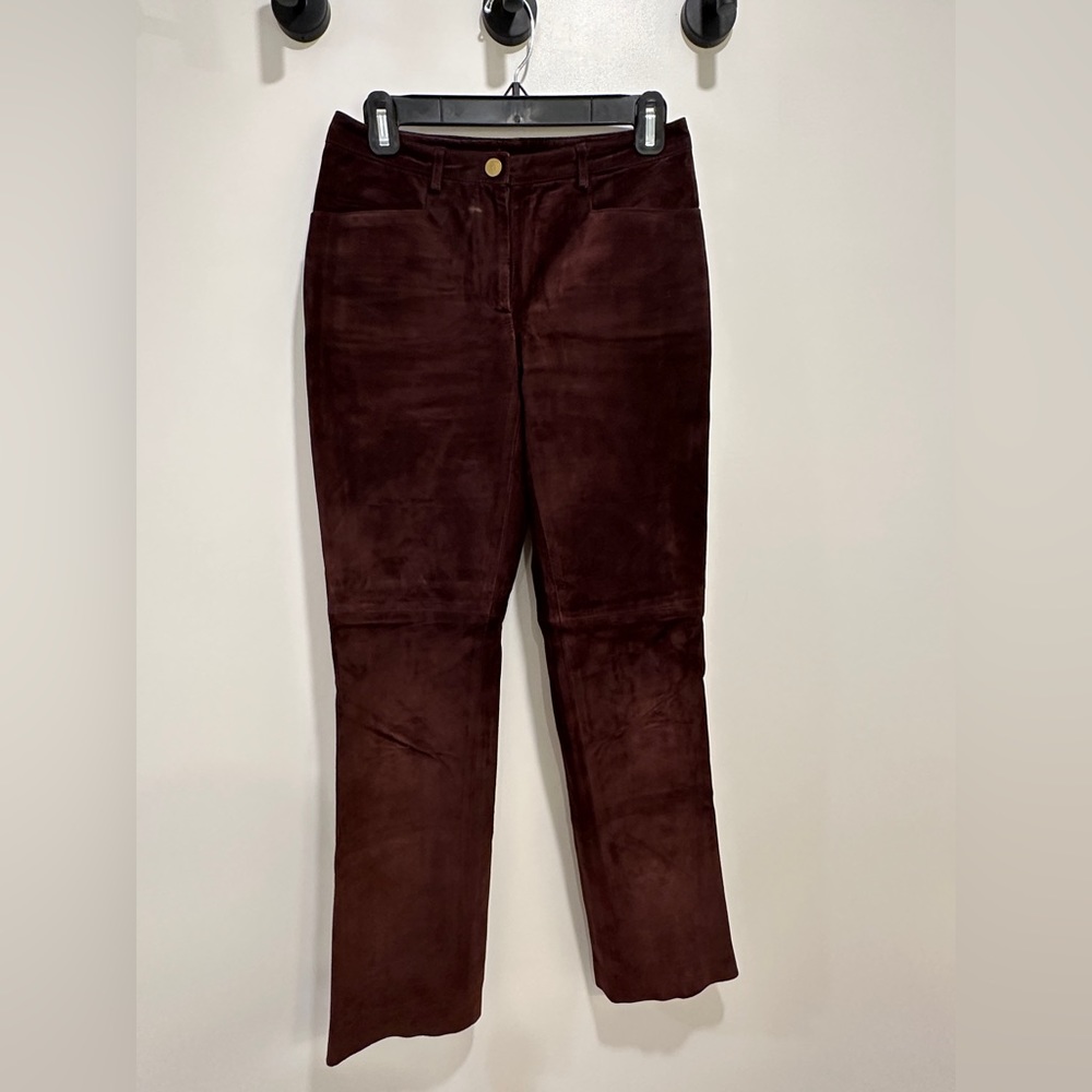 Pants Solid Scuba Suede